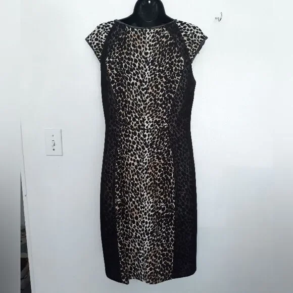 Katherine Kelly animal print mesh dress - Picture 5 of 5